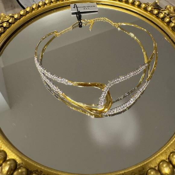 Alexis Bittar Gold and Silver Necklace - Picture 6 of 8